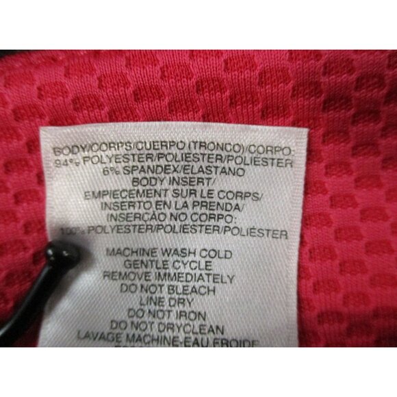 Adidas Womens Black Compression Shorts Pink Logo Size S Polyester Spandex - Picture 4 of 8